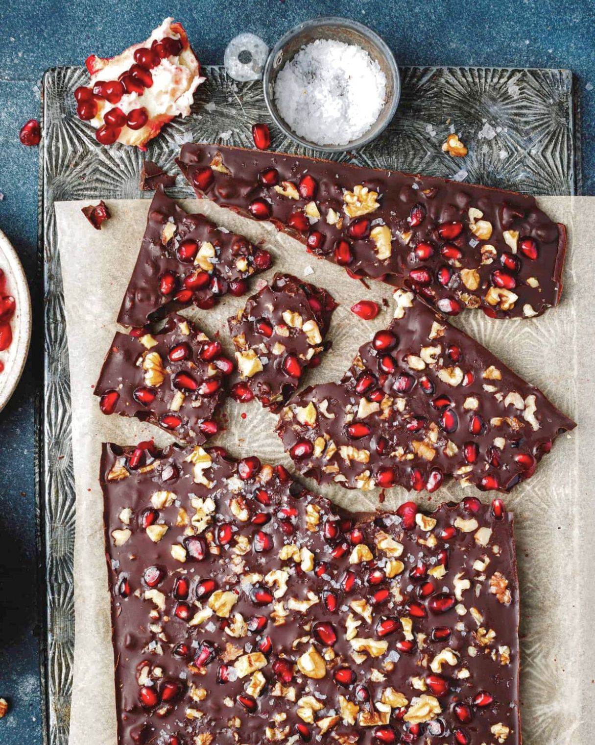 Pomegranate Chocolate Bark